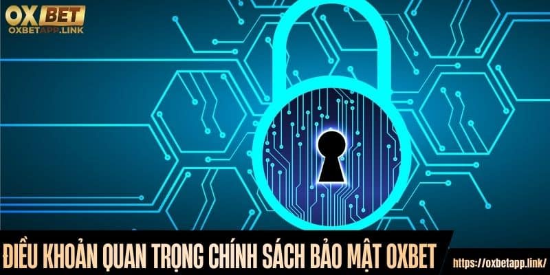 Điều khoản quan trọng chính sách bảo mật Oxbet