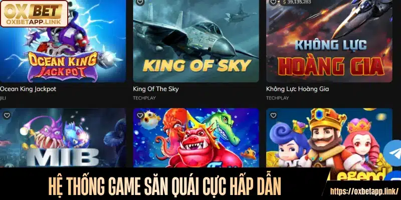 Hệ thống game săn quái cực hấp dẫn