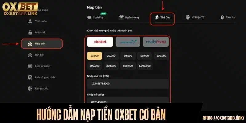 Quy trình nạp tiền nhà cái chuẩn A đến Z